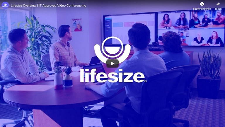 Lifesize Audio-, Web- und Videokonferenz