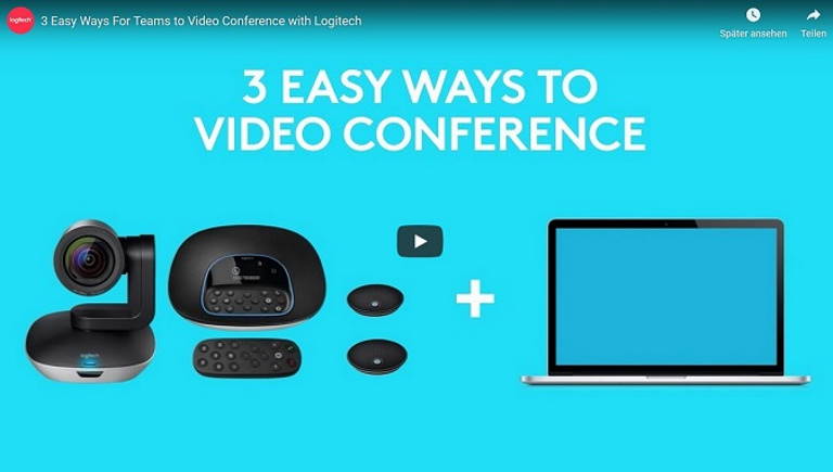 in 3 Schritten zur Videokonferenz